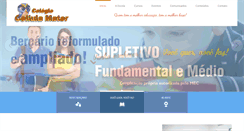 Desktop Screenshot of colegiocellulamater.com.br
