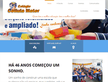 Tablet Screenshot of colegiocellulamater.com.br